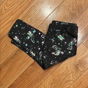 Playful Dark Grey Leggings with Minnie Mouse Print